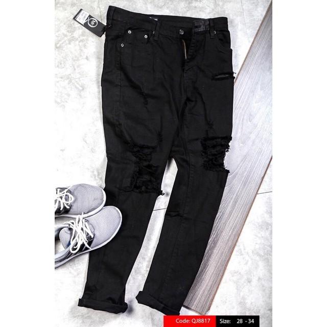 Quần bò jean rách bụi
