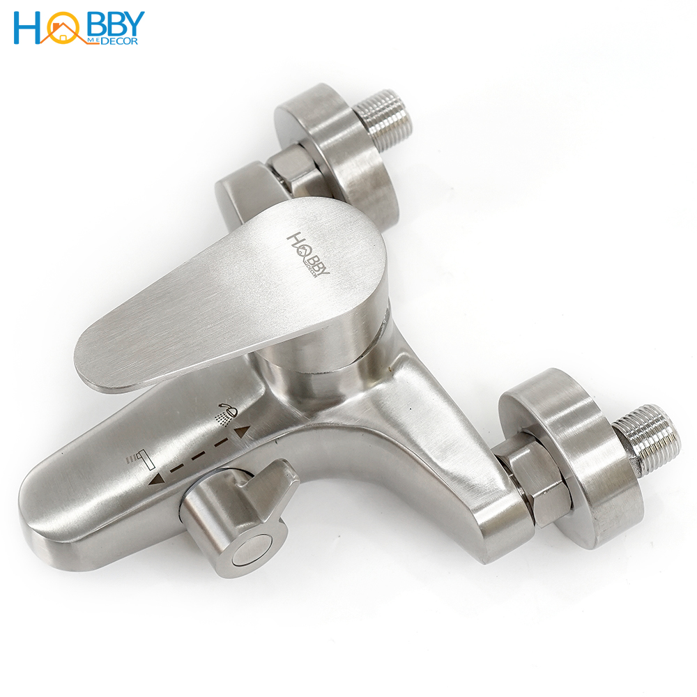 Vòi củ sen nóng lạnh Inox 304 Hobby Home Decor CSNL1 van chuyển nước tiện dụng và không rỉ sét