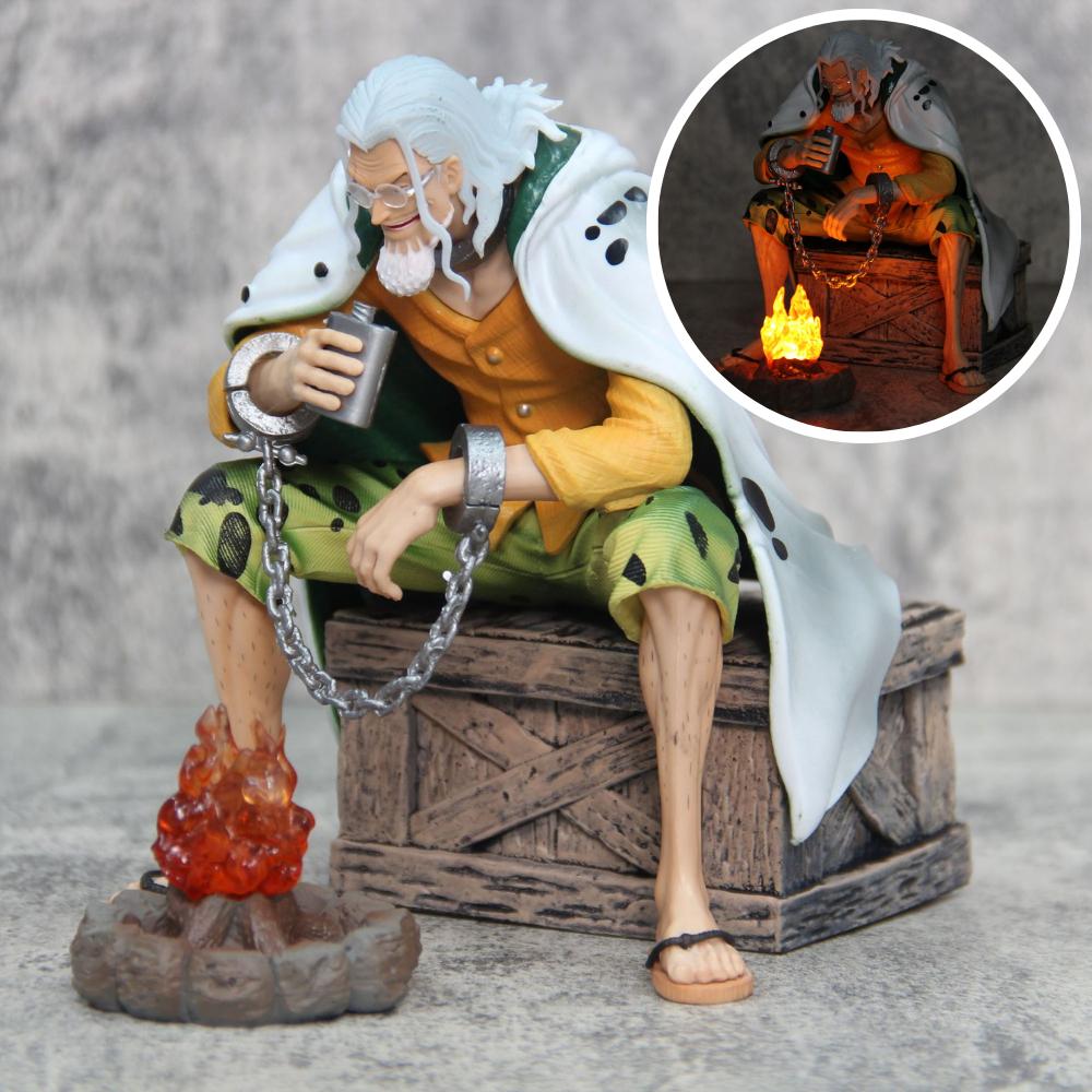 Mô Hình OnePiece Mô Hình Silvers vua bóng tối - Cao 15,5cm - rộng 12cm - nặng 800gram + FULL BOX + phụ kiện có xích tay