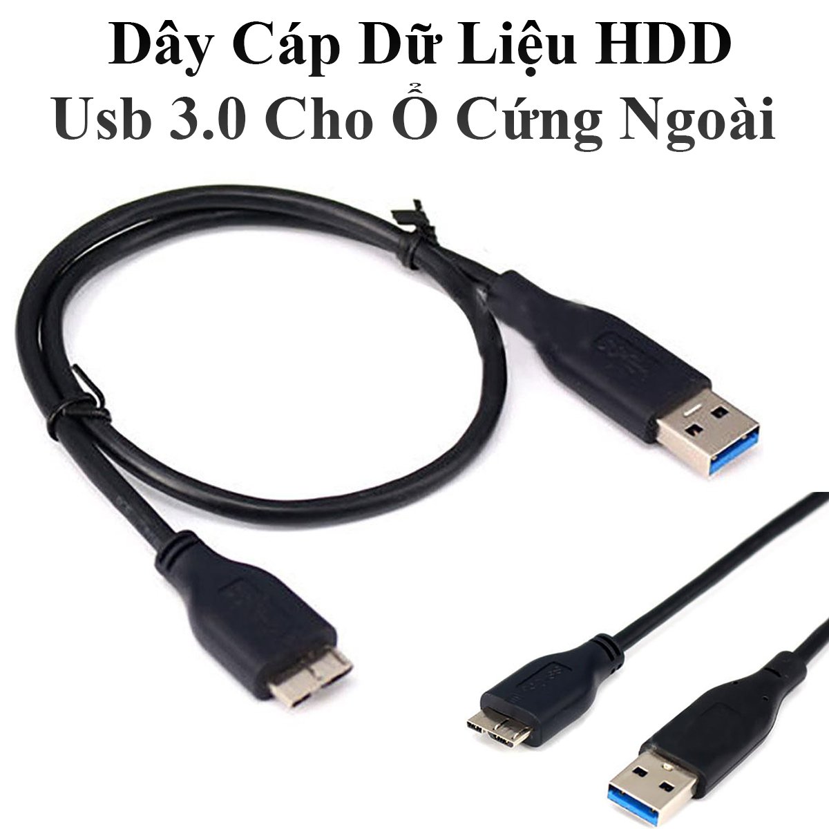 Dây Cáp Dữ Liệu Hdd Usb 3.0 Cho Ổ Cứng Ngoài Dây Dài 50Cm
