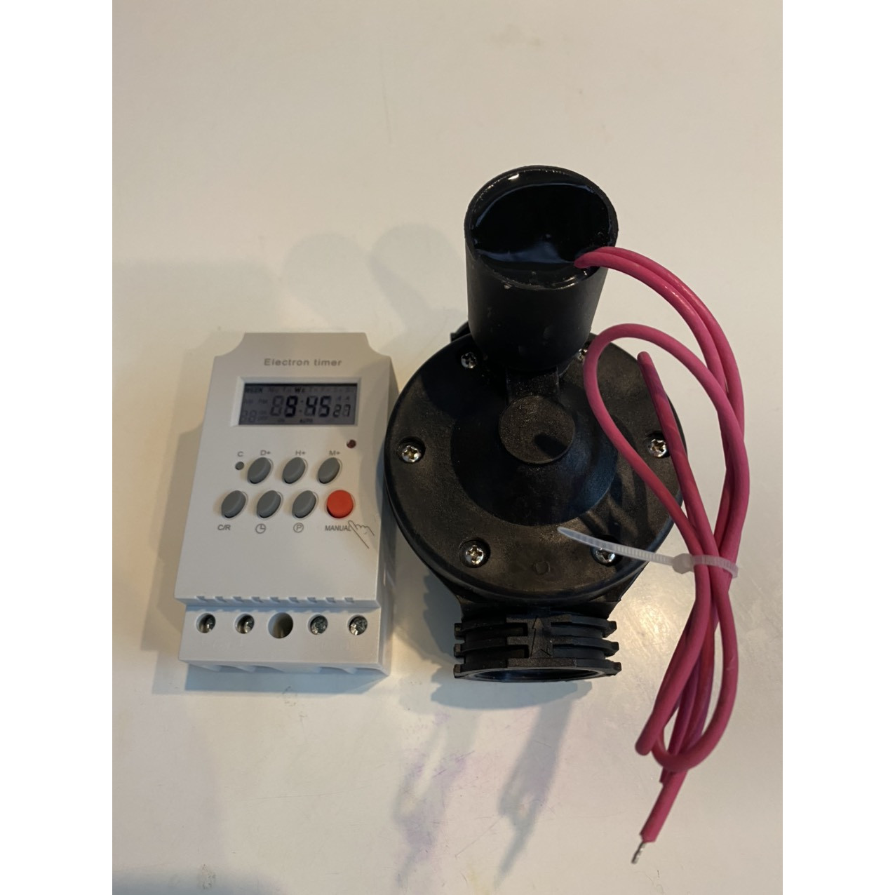 Bộ điều tự động van từ ngaoif trời 27 kết hợp đồng hồ hẹn giờ