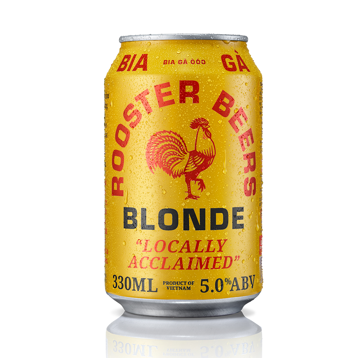 Thùng Rooster Beers Blonde (Bia Gà) 24 Lon (330ml/Lon)