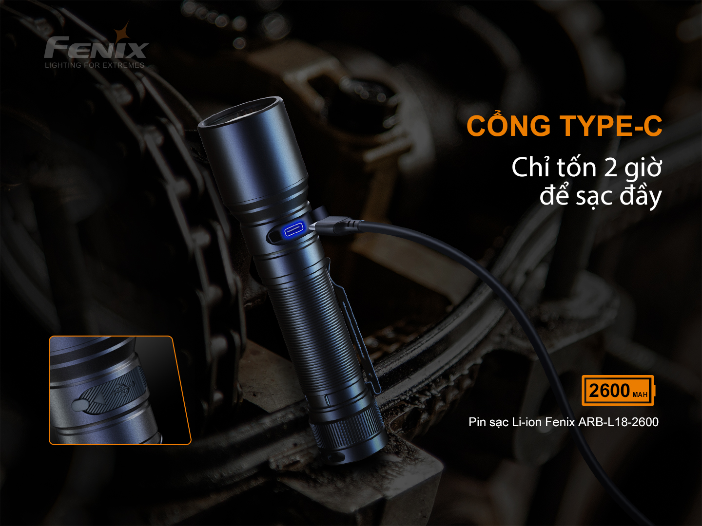 Đèn pin cầm tay FENIX C6 V3.0