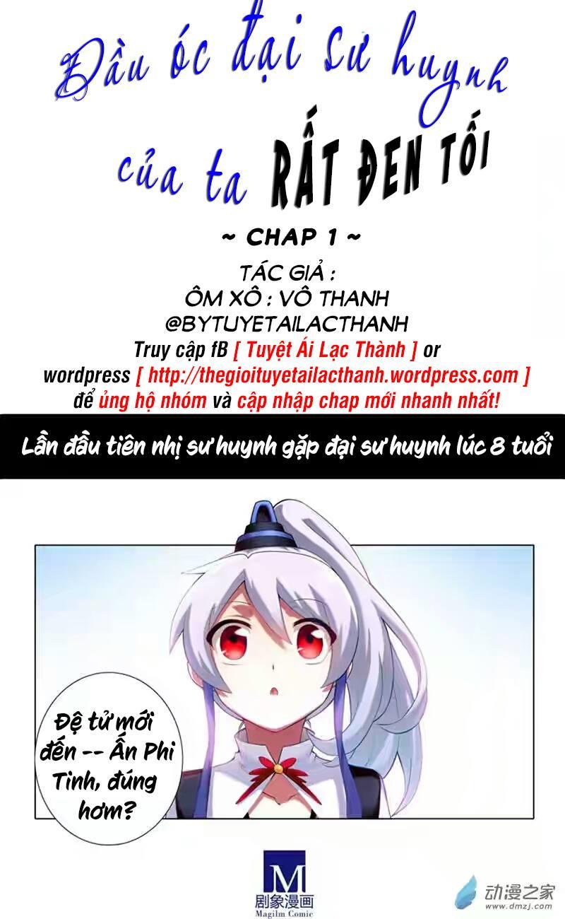 đầu óc đại sư huynh của ta rất đen tối chapter 1 2