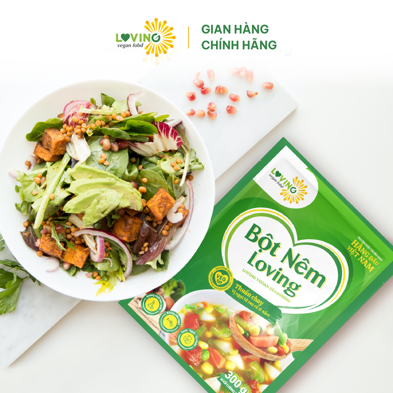 Bột Nêm Loving Thuần Chay Gói 300gram