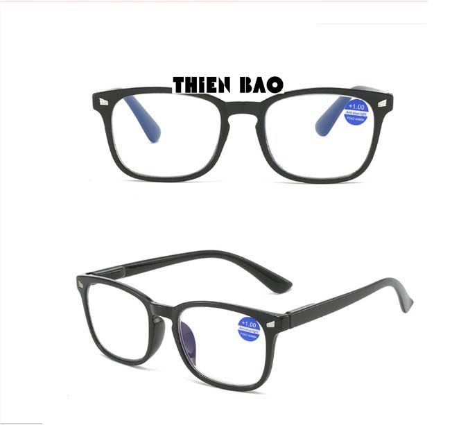 Kính lão thị, viễn thị, kính đọc sách Nam nữ thể thao toàn viền KT024 hàng đẹp loại I chuẩn độ nét căng rõ chữ, bản lề lò xo