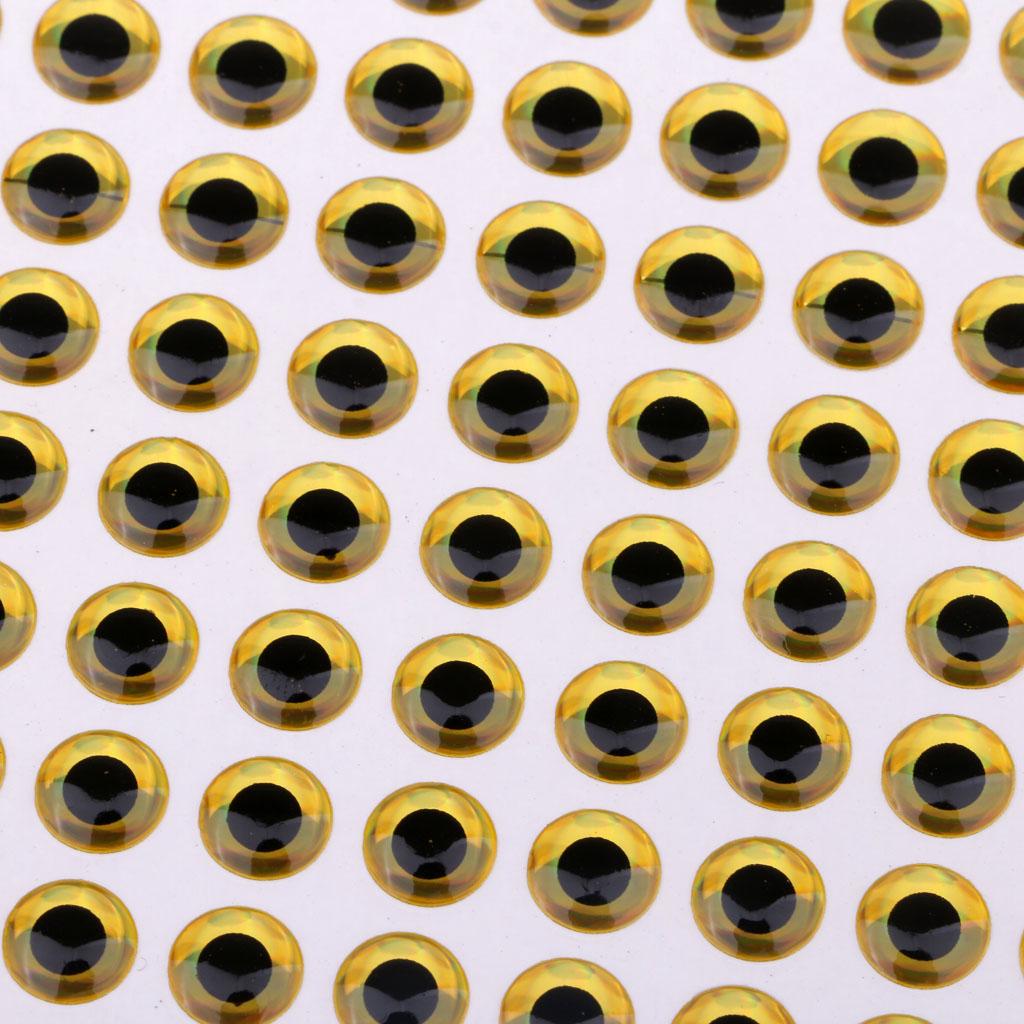 3D Holographic Lure Eyes for Fishing Bait Fly Tying Jigs Crafts Doll