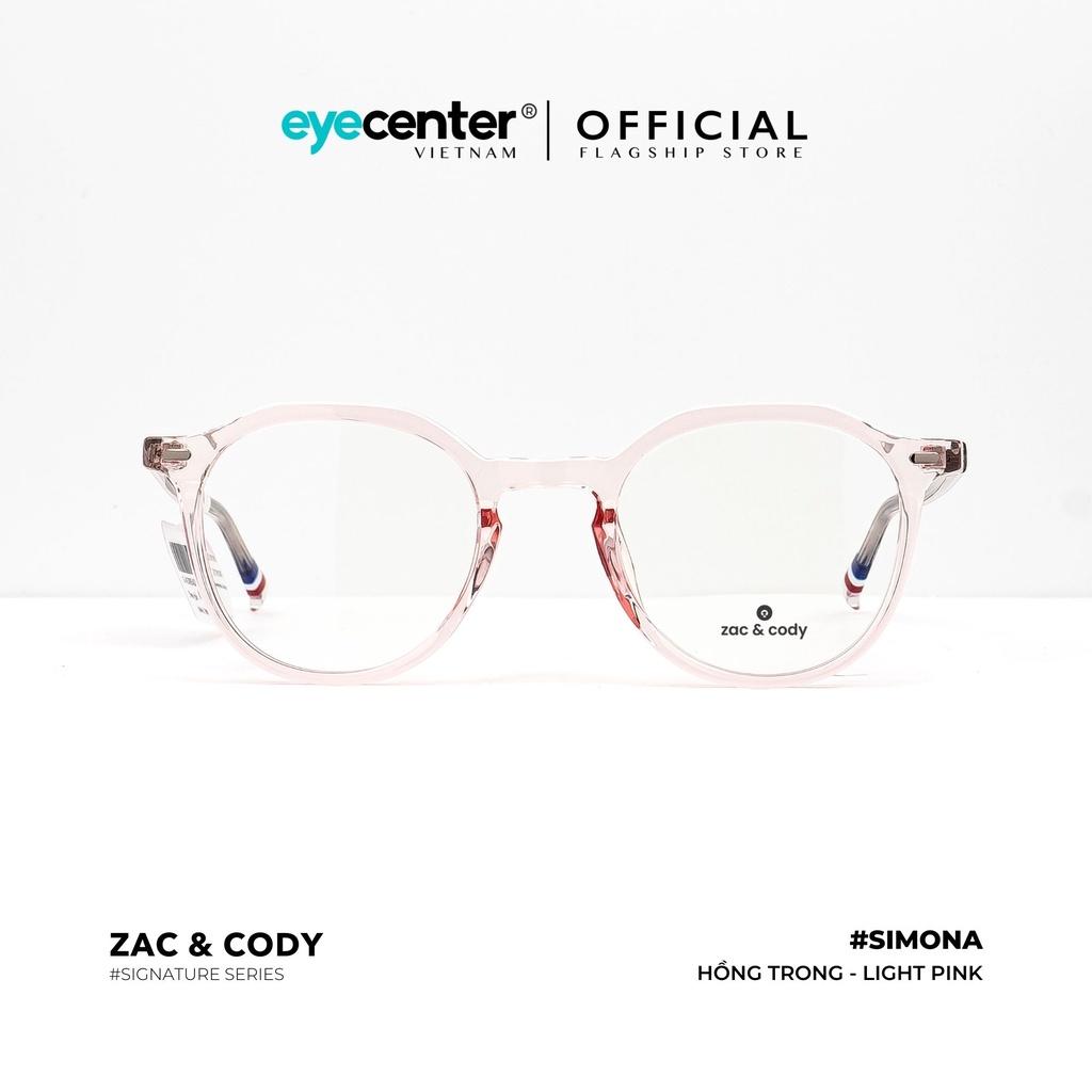 Gọng kính cận nam nữ SIMONA chính hãng ZAC CODY A30-S lõi thép chống gãy nhập khẩu by Eye Center Vietnam