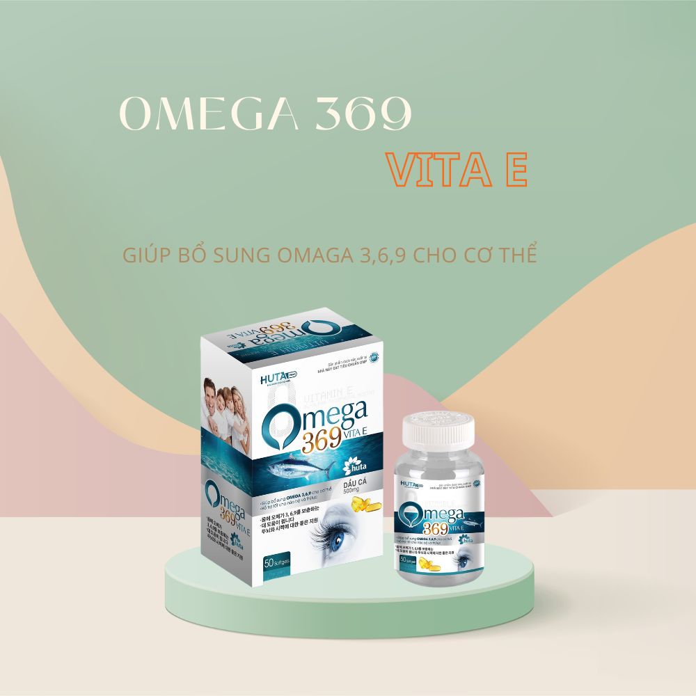 OMEGA 369 VITA E giúp bổ sung Omega 369 cho cơ thể
