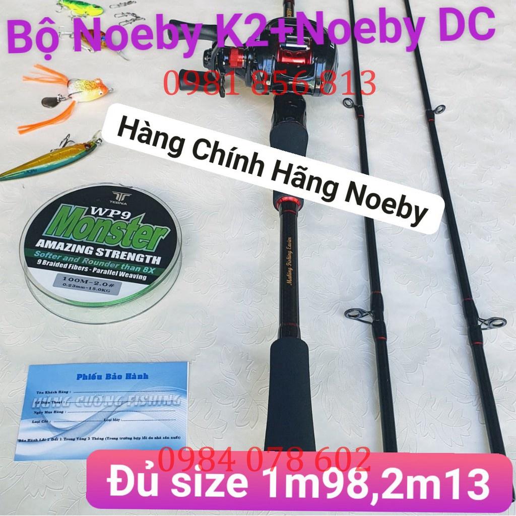 (sale) Bộ Cần Câu Lure Máy Ngang NOEBY Leisure K2Hàng Chính HãngBộ Cần Câu Lure Cá Lóc Noeby | uy tín chất lượng