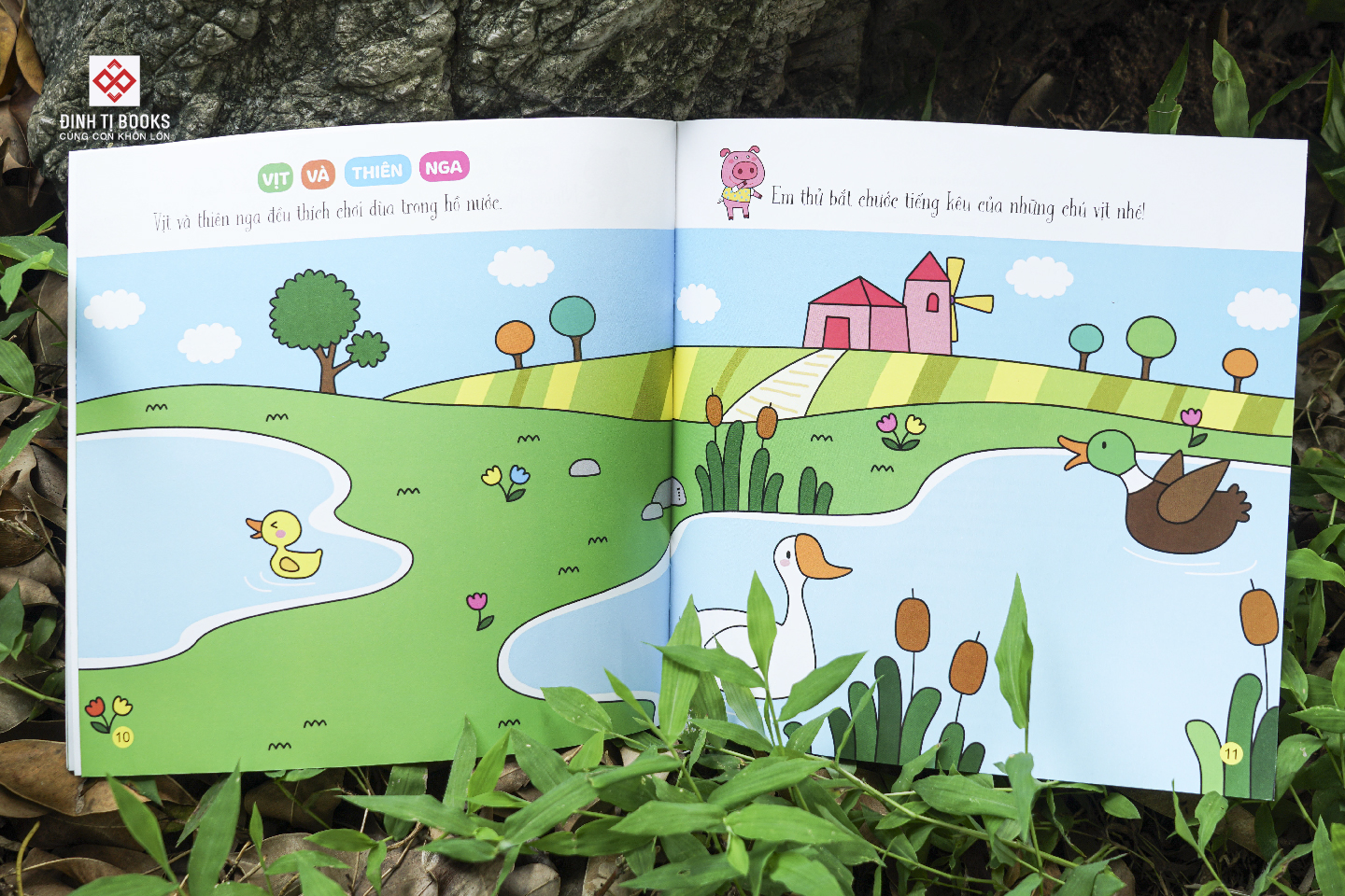 Sách bóc dán giúp trẻ phát triển nhận thức đầu đời - Cho trẻ từ 3 - 6 tuổi - Đinh Tị Books