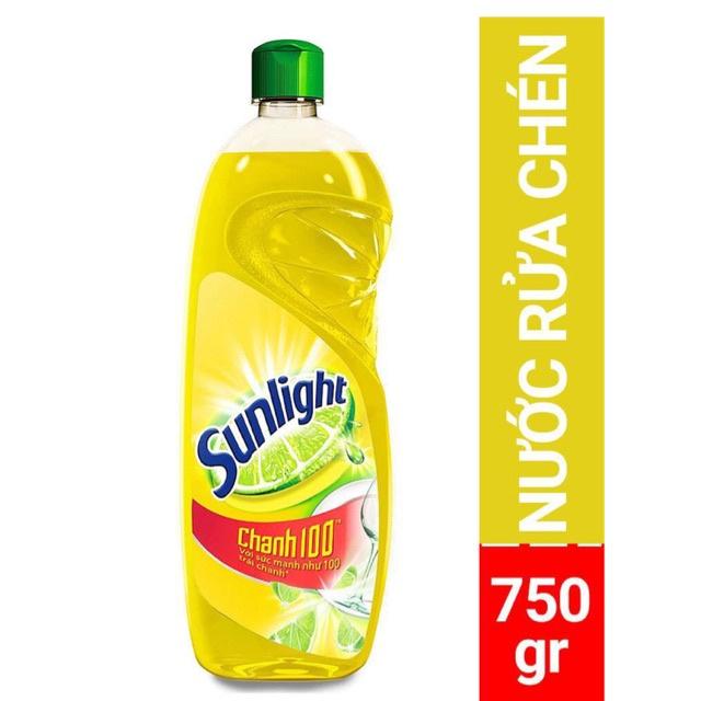 [Ảnh thật] Nước rửa chén Sunlight Chanh chai 750g LONG THÀNH CÁ CẢNH