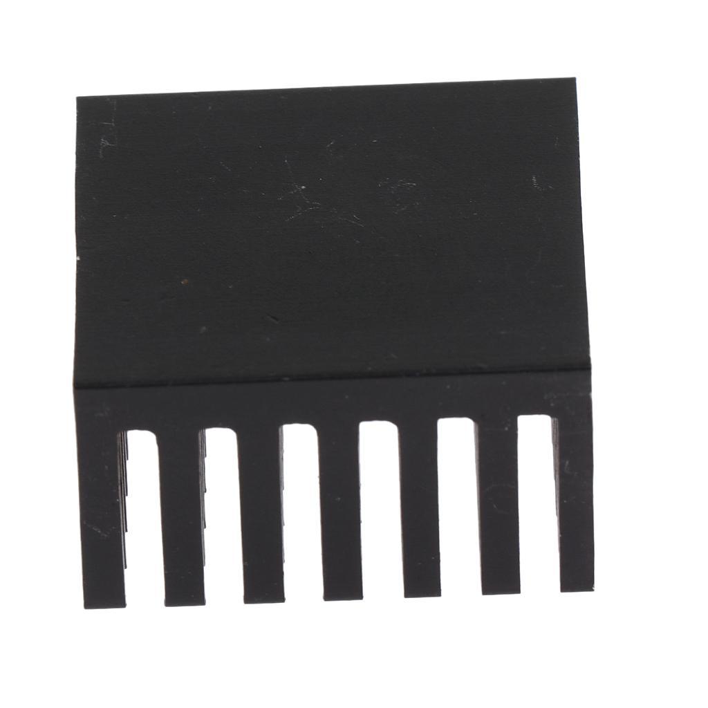 20Pcs Aluminum Heatsink Cooling Fin Radiator 28x28x15mm for IC Led Chip 1-5W