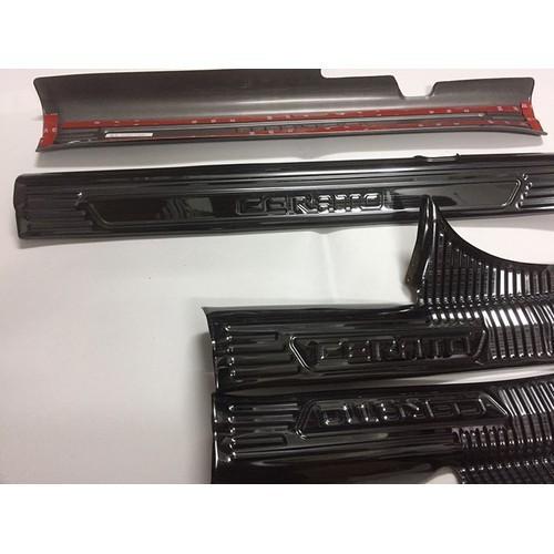 Ốp Bậc cửa trong Titan Cao cấp dành cho Kia Cerato 2019-2020-2021