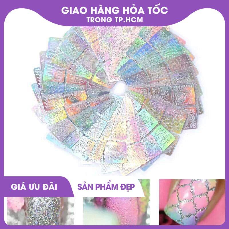 Dán hình trang trí set nail 24 miếng 0626