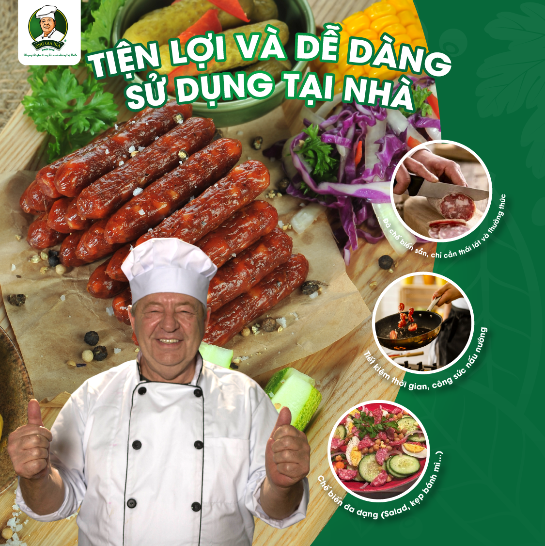 [Chỉ Giao Hà Nội] Salami khô 100g