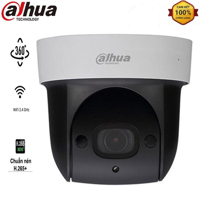 Camera Wifi PTZ Dahua DH-SD29204UE-GN-W 2MP quay 360 độ, đàm thoại 2 chiều, zoom lên 16x, tích hợp mic chuẩn nét Full HD - Hàng Chính Hãng