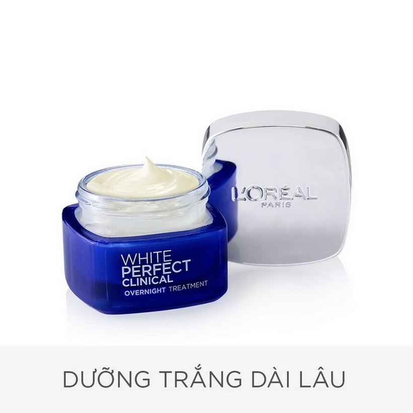 Combo kem dưỡng da trắng mịn và giảm thâm nám L'Oreal Paris White Perfect Clinical ngày và đêm (50mlx2)