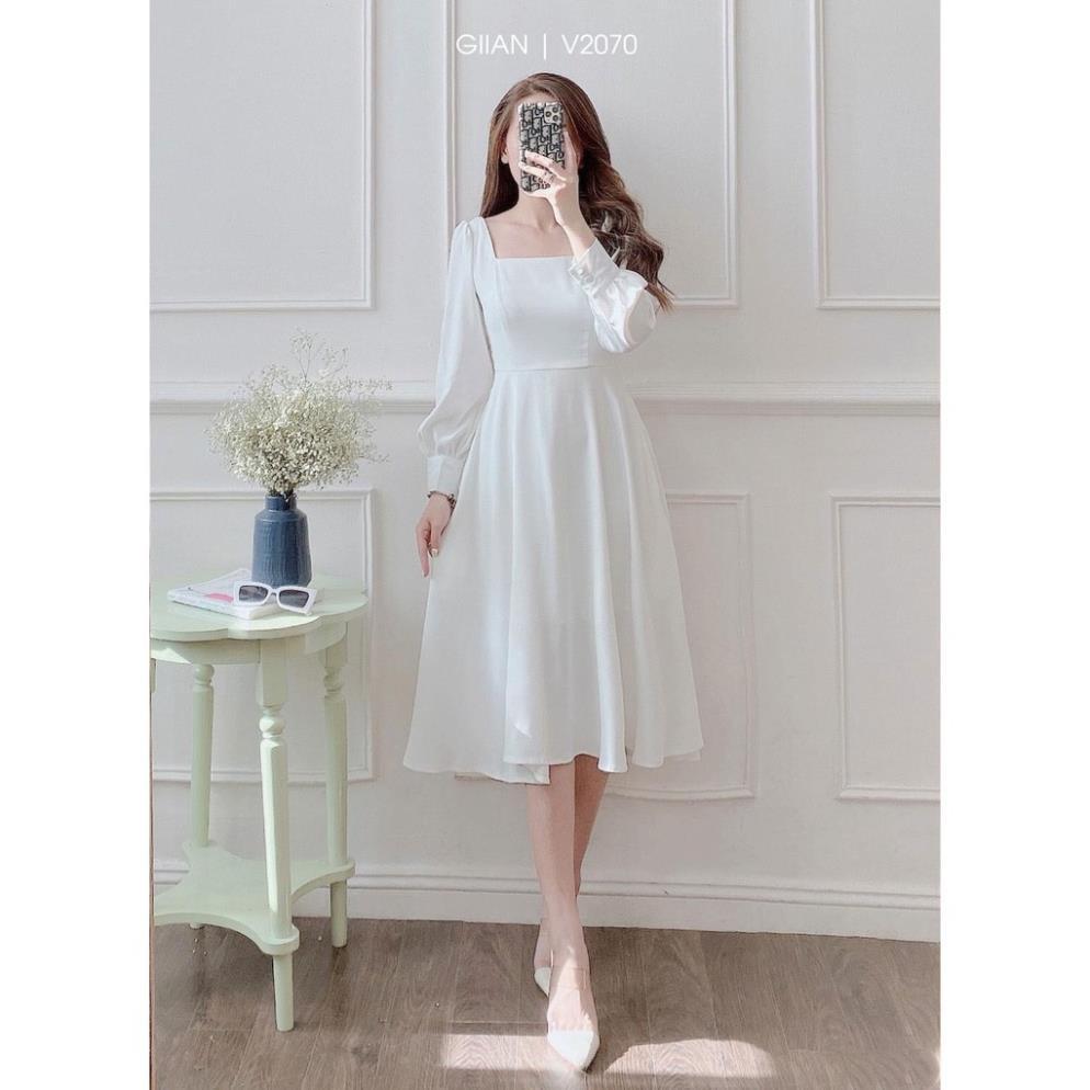 Váy trắng công chúa chụp kỉ yếu cực đẹp Albert Dress