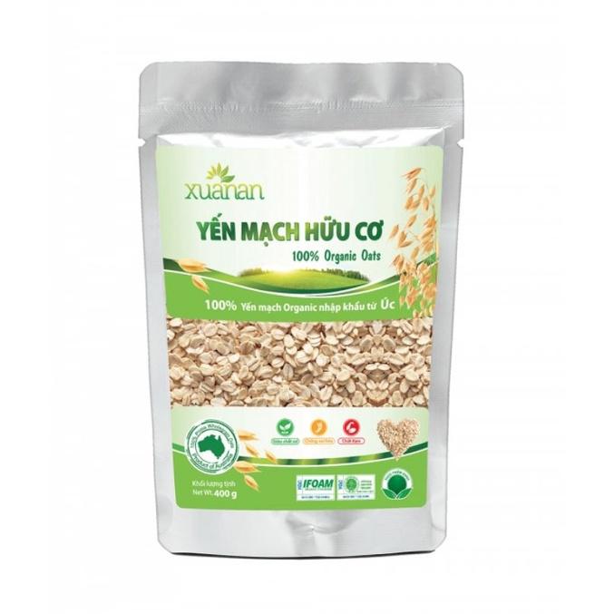 Yến Mạch Hữu Cơ Xuân An Gói 400g( Tặng gói YM 180g)