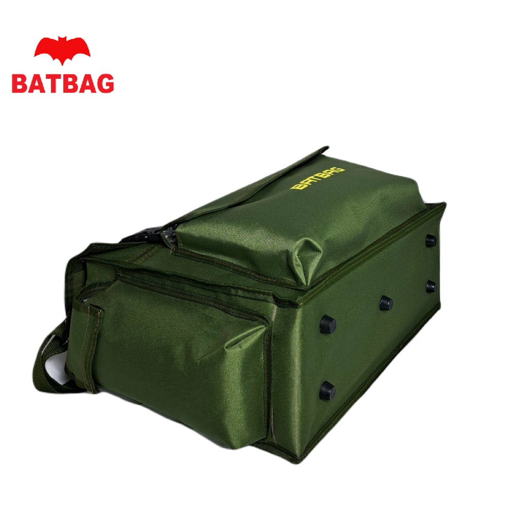Túi Đựng Dụng Cụ Sửa Chữa, túi đồ nghề Daikin, Batbag Có Chân Đế mầu xanh lính XL45 45X35X18cm