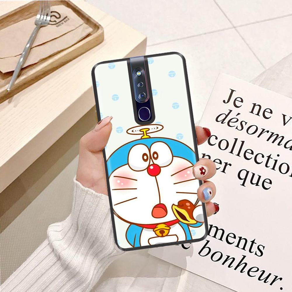 Ốp lưng điện thoại Oppo F11 Pro viền silicon dẻo TPU  hình Doremon Dễ Thương - Hàng chính hãng