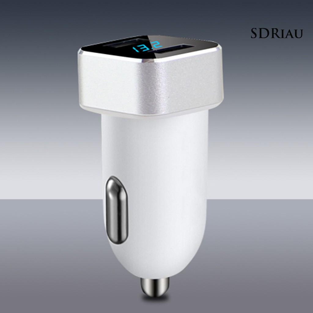 Đầu Sạc Usb Kép Qcd 5v 3.1a Cho Xe Ô Tô Kèm Phụ Kiện