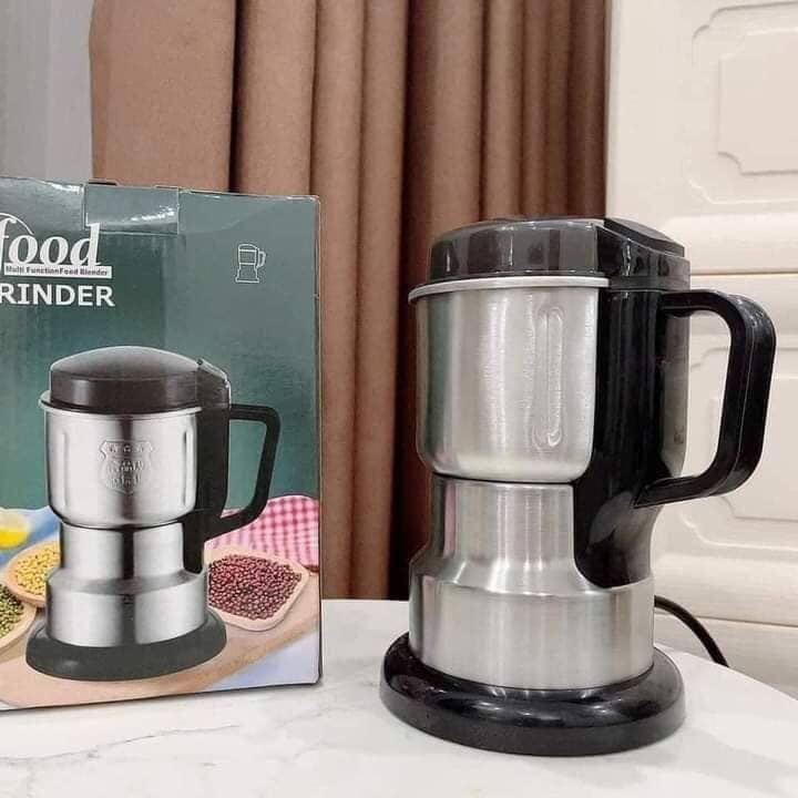 Máy Xay Hạt Khô, Máy Xay Cafe, Máy Xay Bột Khô Đa Năng Công Suất Lớn Với 8 Lưỡi Dao - Hàng Nhập Khẩu
