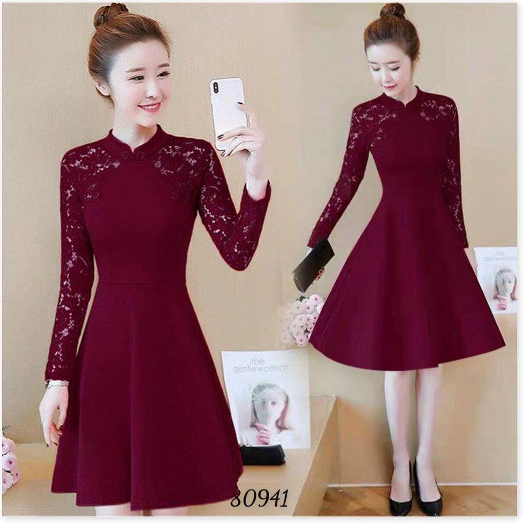 ĐẦM XÒE UMI PHỐI REN NỮ CỰC XINH DÀNH CHO CÁC NÀNG THỜI TRANG MỚI KINGSHOP79