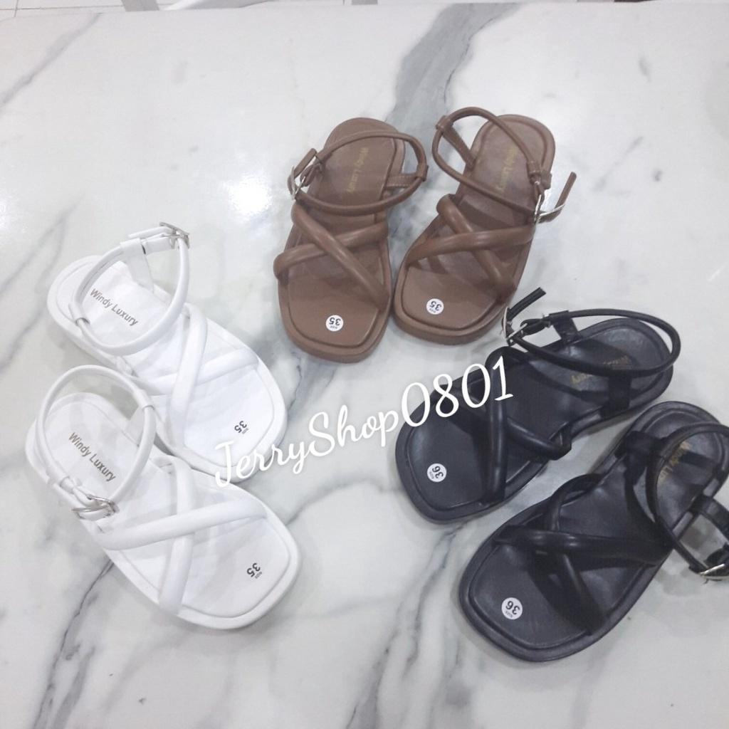 Sandal nữ 2p đế bánh mì SANDAL QUAI CHÉO X siêu êm