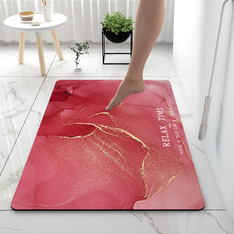 Thảm Lau Chân Nhà Bếp, Nhà Tắm-Trải Sàn Nhà Thấm Hút Nước Tốt, Chống Trơn Trượt-Kích Thước 40*60cm