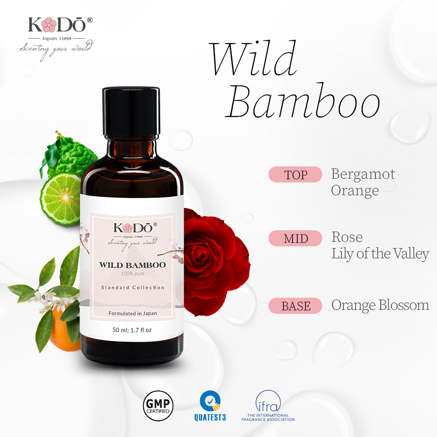 KODO - Wild Bamboo - Tinh Dầu Nước Hoa Thơm Phòng Nguyên Chất - Standard Collection - 10/50/110ml/500ml