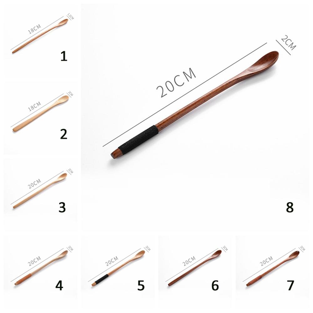Muỗng Gỗ Cán Dài Đa Dụng Cho Nhà Bếp