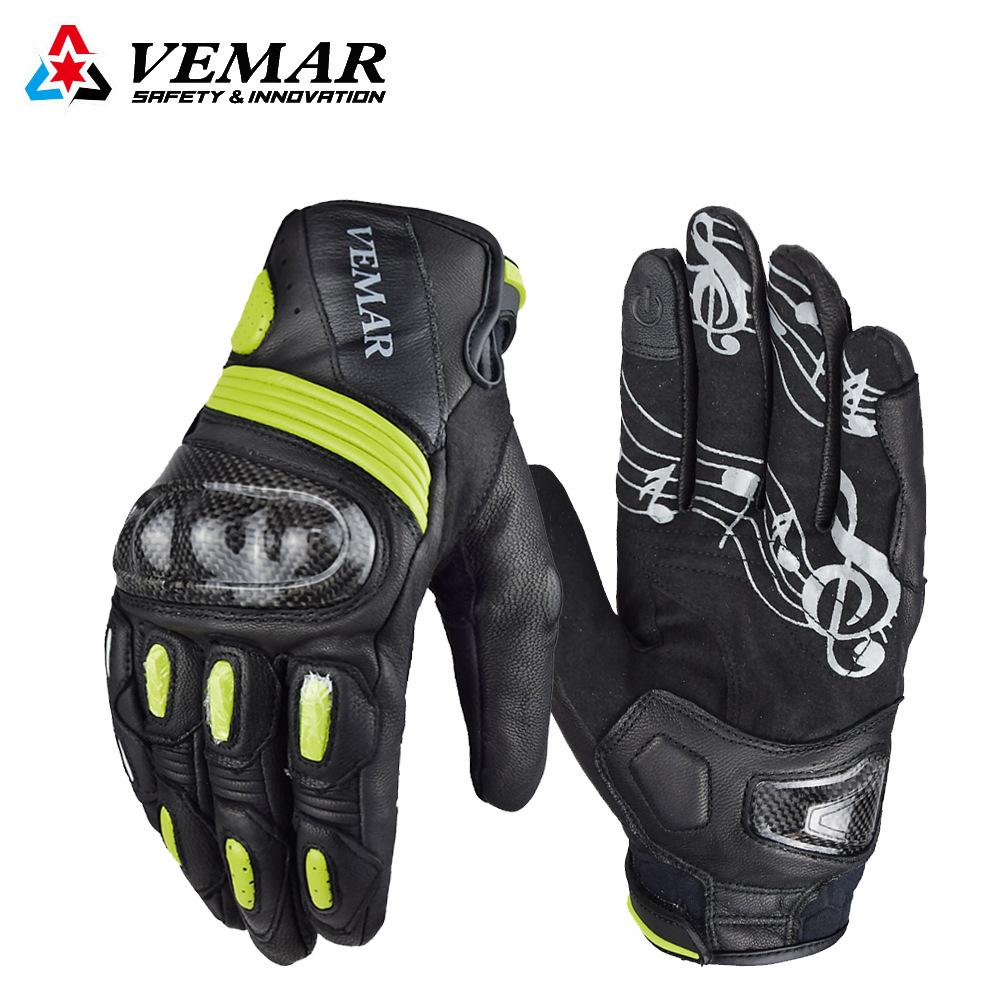 Phong cách mới nhất găng tay chống gió xe máy mới, găng tay bảo vệ bằng sợi carbon, chống rơi xe máy, thiết bị hiệp sĩ địa hình bốn mùa