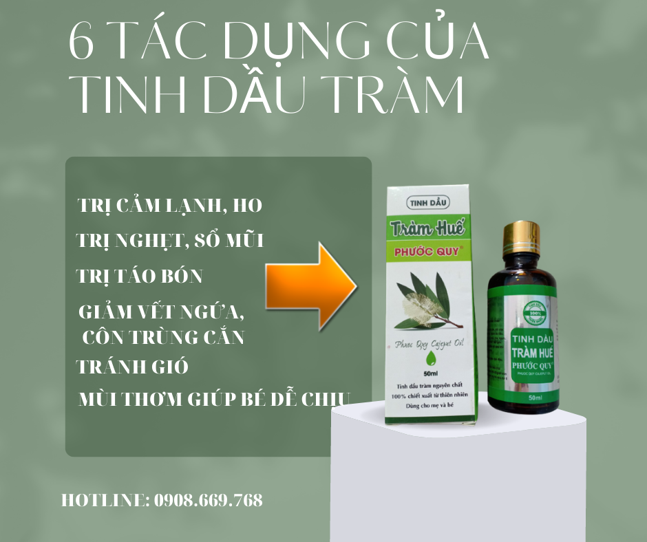 Tinh Dầu Tràm Huế Phước Quy Đặc Biệt Nguyên Chất