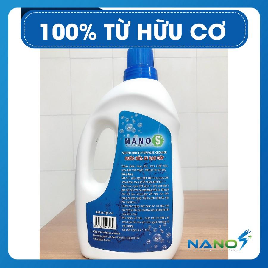 Chăm sóc Ngoại thất ôtô Nano S* Car Care - xe sáng bóng như mới, hương thơm nước hoa 500ml