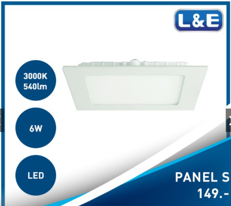 ĐÈN LED ÂM TRẦN VUÔNG LUMAX#RSPL105/W-6LED/XMXD