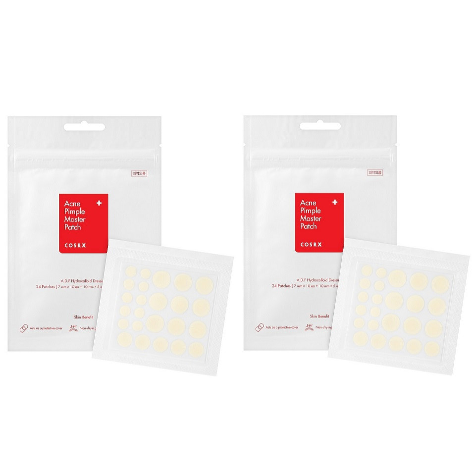 Combo 2 Miếng dán xẹp mụn nhanh chóng COSRX Acne Pimple Master Patch (Gồm 24 miếng dán) x 2