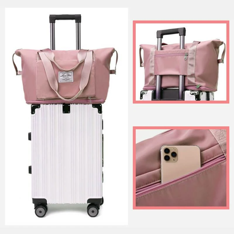 Công Suất Lớn Gấp Du Lịch Unisex Công Suất Lớn Nữ Công Suất Hành Lý Xách Tay Đi Công Tác Du Lịch Túi Chống Thấm Nước