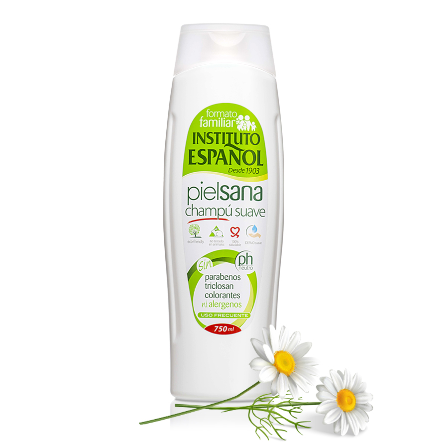 DẦU GỘI DƯỠNG ẨM GIỮ MÀU TÓC DÀNH CHO TÓC THƯỜNG &amp; TÓC NHUỘM INSTITUTO ESPANOL PIELSANA SHAMPOO 750ml