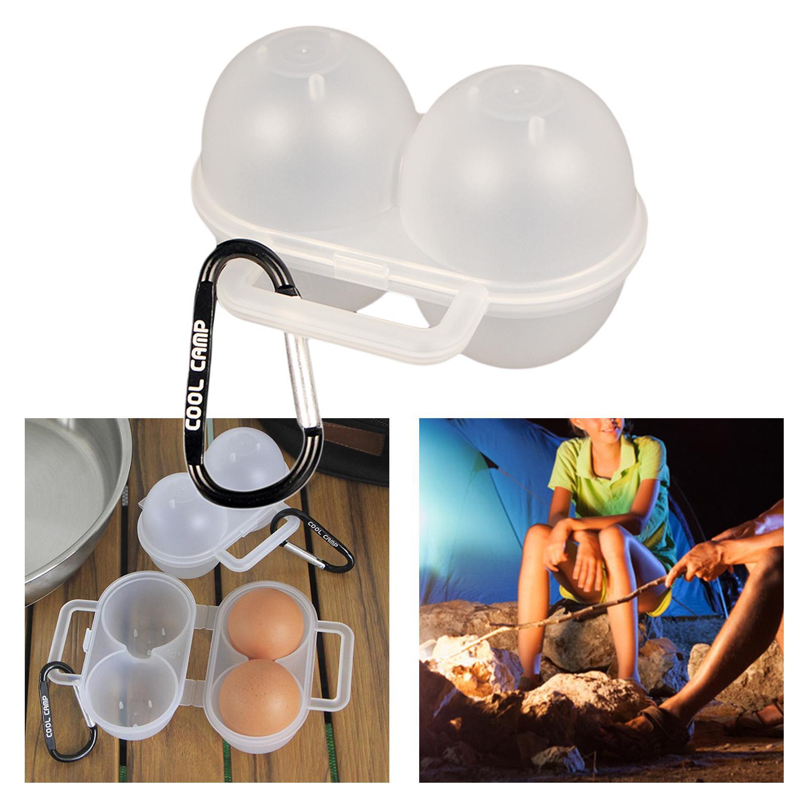 Egg Tray Holder Box Camping Fridge Container Organizer