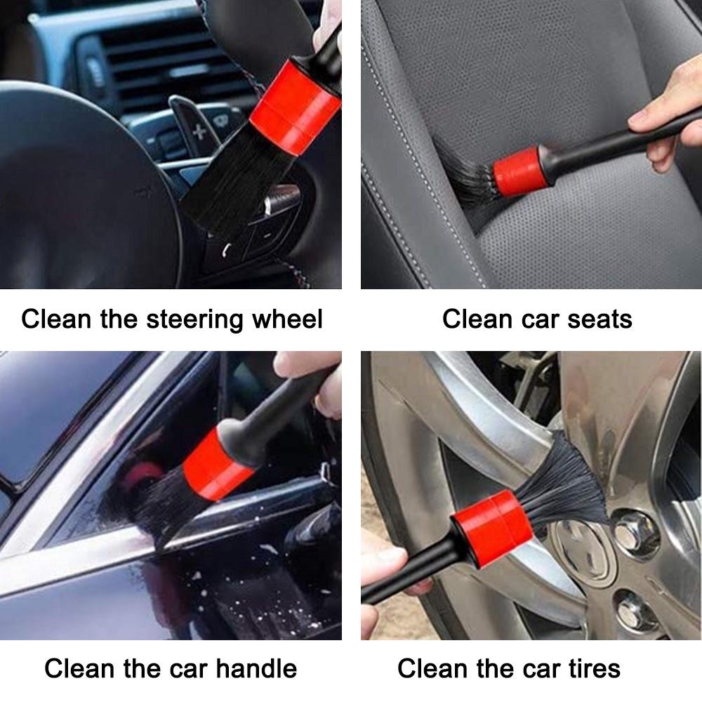 Set 9 đầu cọ vệ sinh xe hơi chuyên dụng