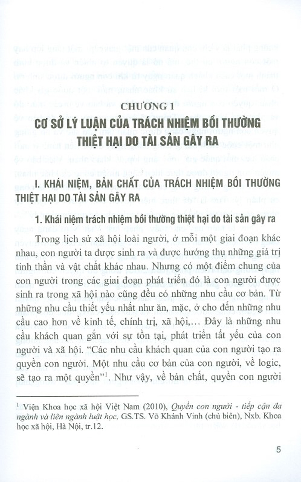 Trách Nhiệm Bồi Thường Thiệt Hại Do Tài Sản Gây Ra (Sách Chuyên Khảo)