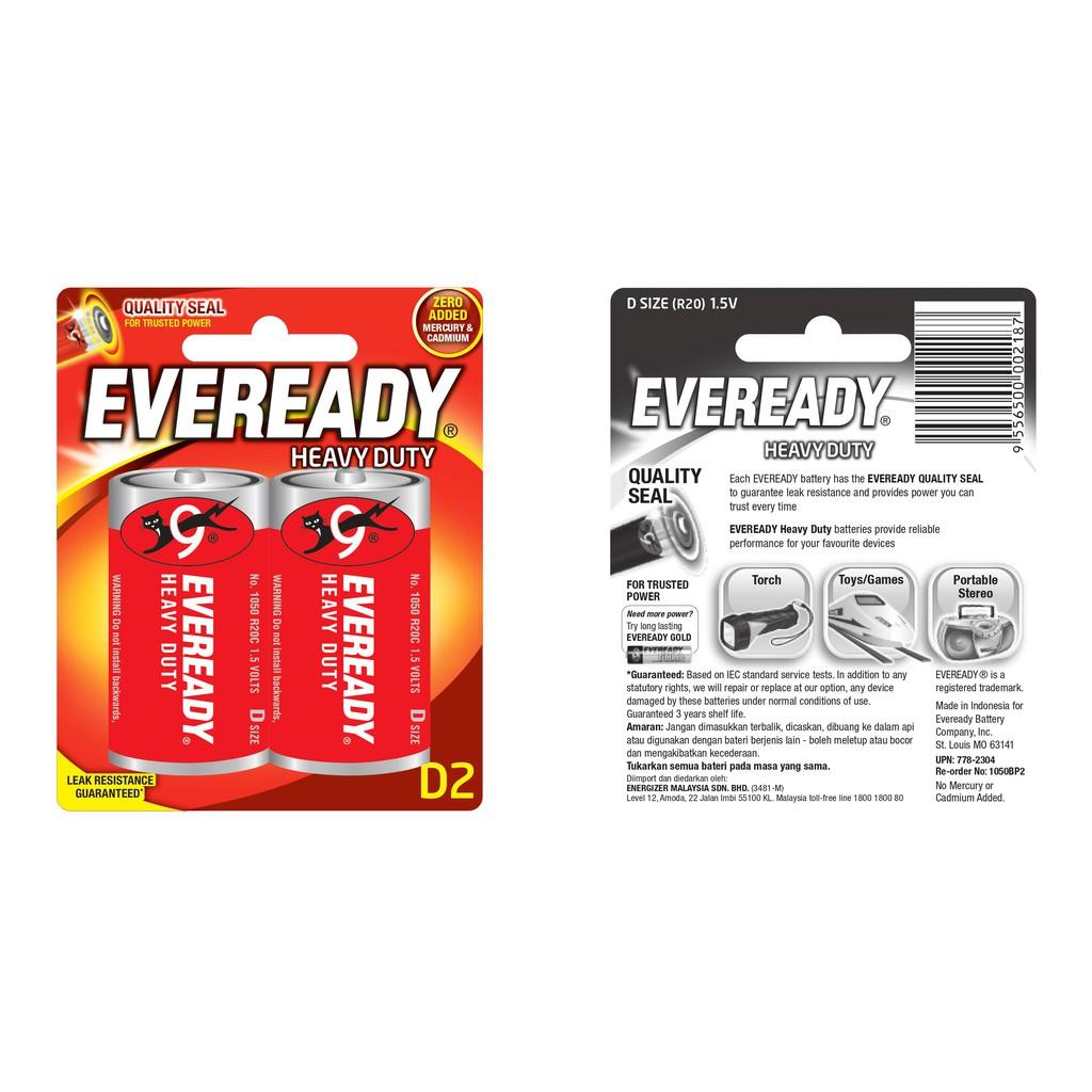 Pin Eveready D 1050 SW2 - 100628873