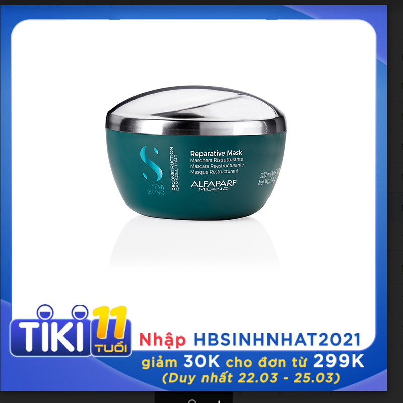 Mặt nạ Reconstruction phục hồi tóc hư tổn premium 200ml