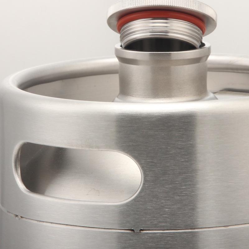 Thùng Mini Keg Beer Inox 304 8L kèm nắp