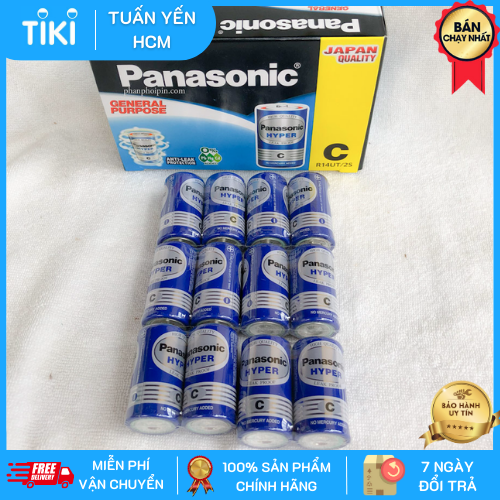 Bộ 6 vỉ pin trung Panasonic Hyper R14UT/2S (Hàng chính hãng)