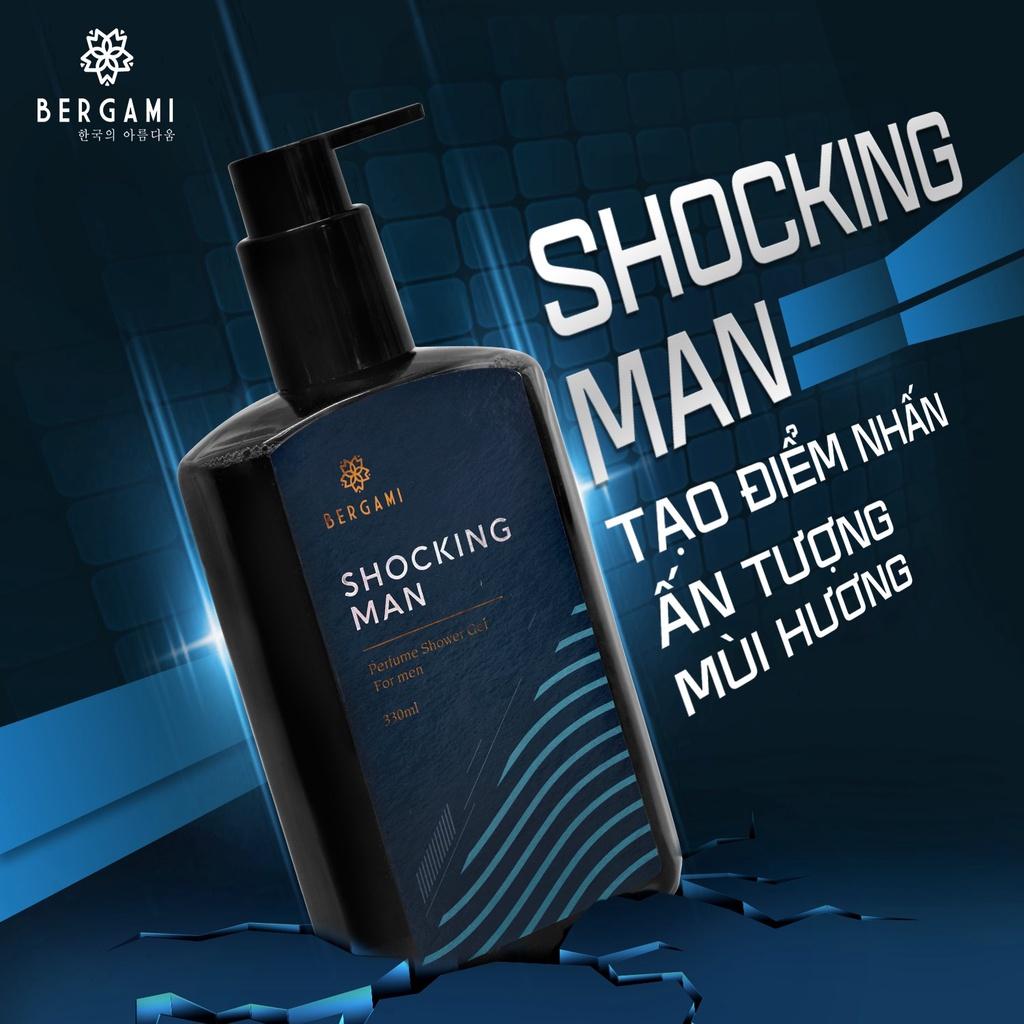 Sữa tắm nam Bergami hương nước hoa Shocking Man