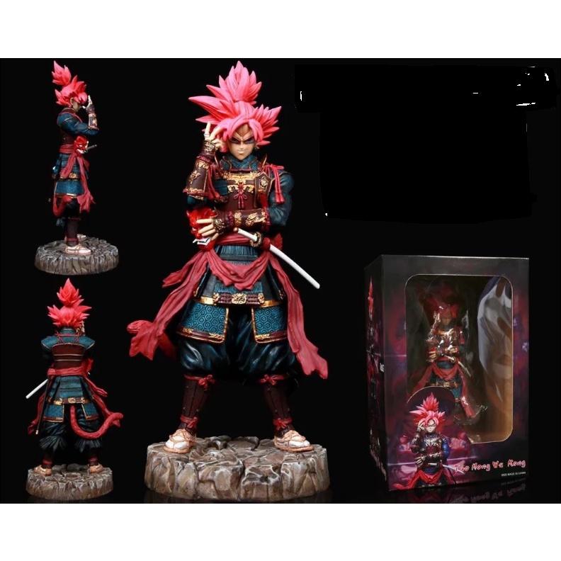 Mô hình Songoku samurai tóc hồng 31cm - Dragon ball