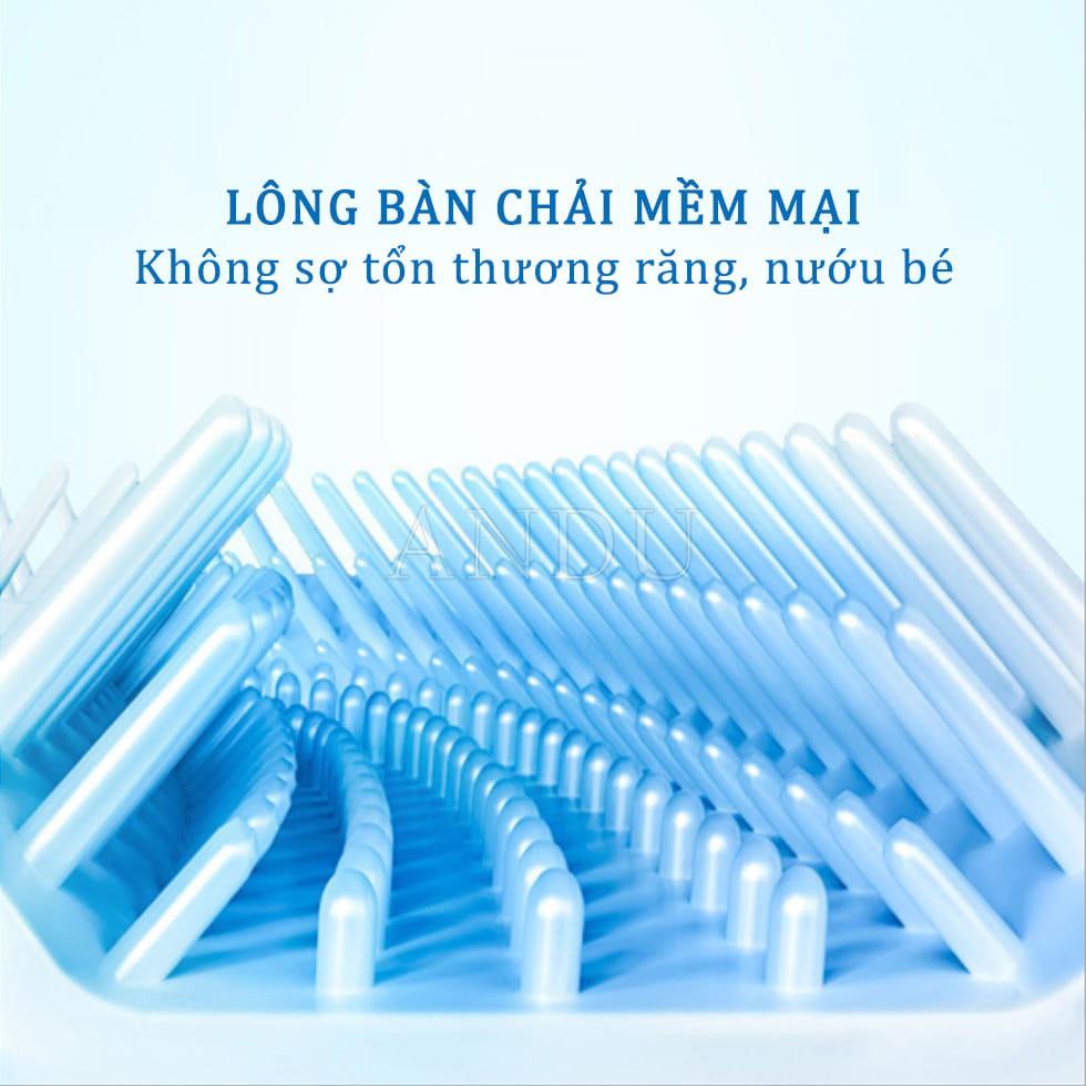 Bàn Chải Đánh Răng Chữ U Cho Bé Bàn Chải Silicon Thông Minh Cao Cấp Cho Bé Từ 2 - 6 Tuổi